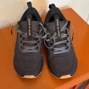 Black and Gold Women's Athletic Shoes